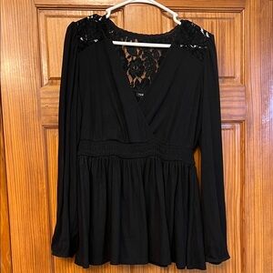 Torrid Black Lace Women's Top